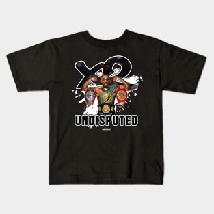 First 2X Undisputed Boxing Champion Kids T-Shirt